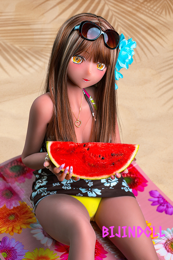 aotumedoll tanned sex doll TPE 155cm C cup seaside tanned beauty love doll real sex