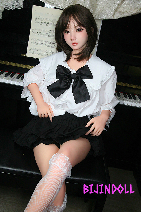 SHEDOLL 148cm D-cup Silicone head slender Asian virgin graduation love doll sex experience practice position