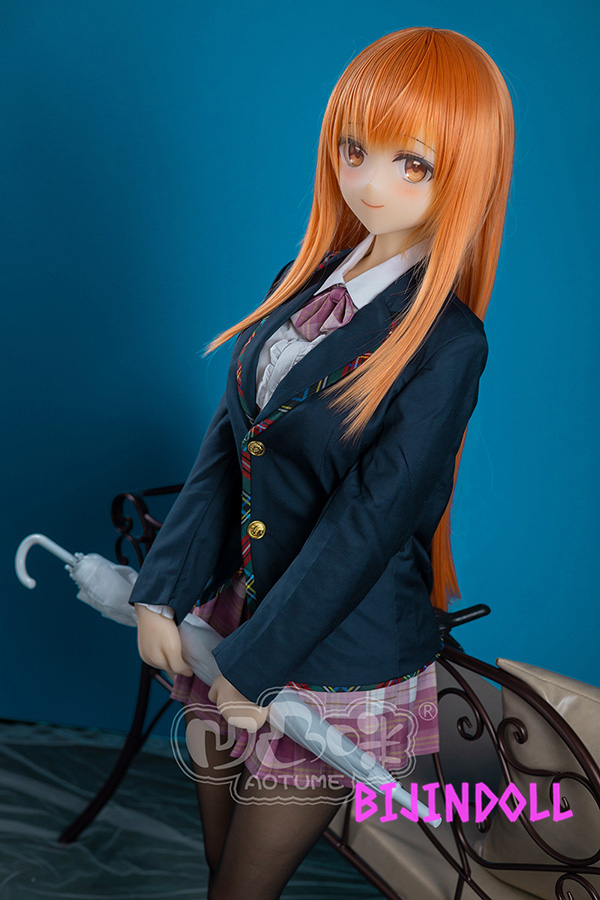 aotumedoll#117 155cm C-cup TPE Shiina Mayu Anime Sex Doll Angel Long Blonde Beautiful Girl