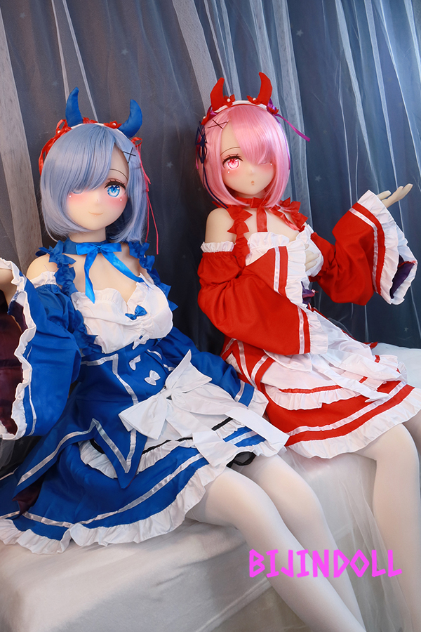 aotumedoll#40#41 D-cup B-cup145cm TPE Ramlem Sisters Anime Sex Doll Re:ZERO -Starting Life in Another World- Popular Maid Sister Character Customization Sex Dutch Wife