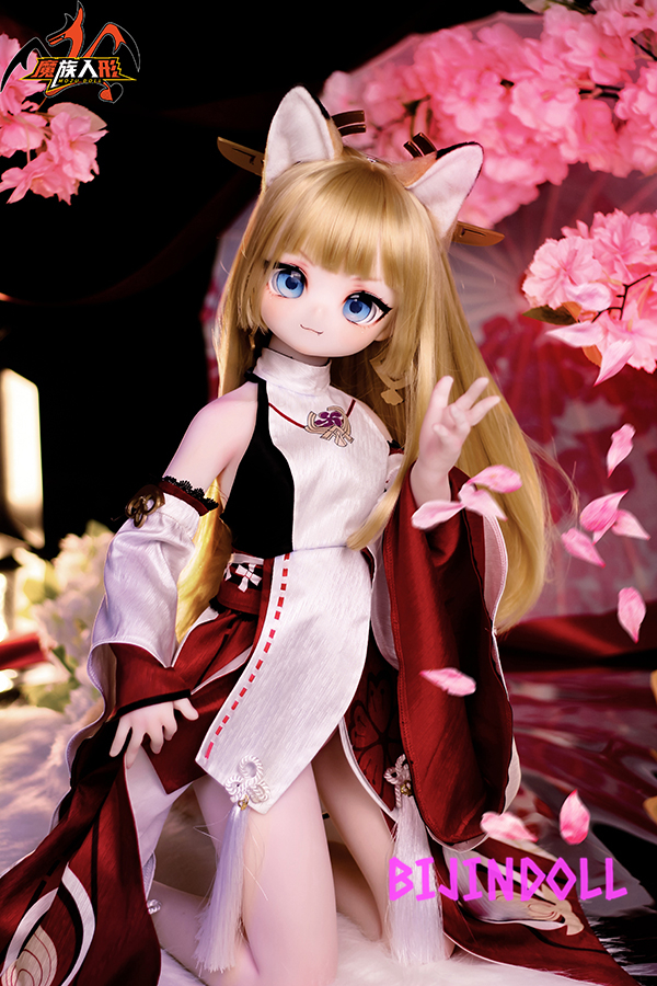 mozudoll 小狐狸 Free Costume Cute Anime Love Doll Dutch Wife PVC Head Sex Doll