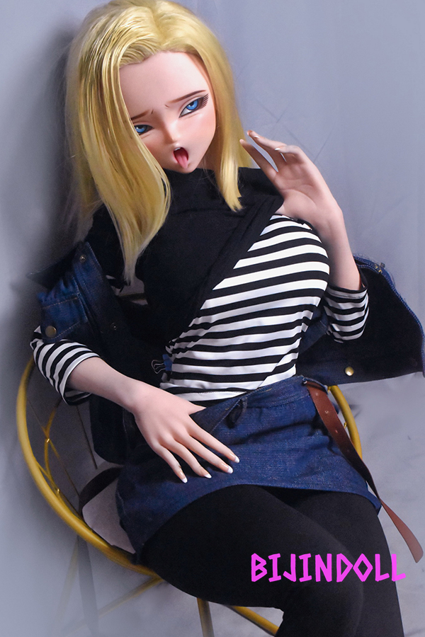 ElsaBabe-AHR002 148cm silicone Android 18 anime sex doll blowjob sexy sex doll big tits cosplay doll