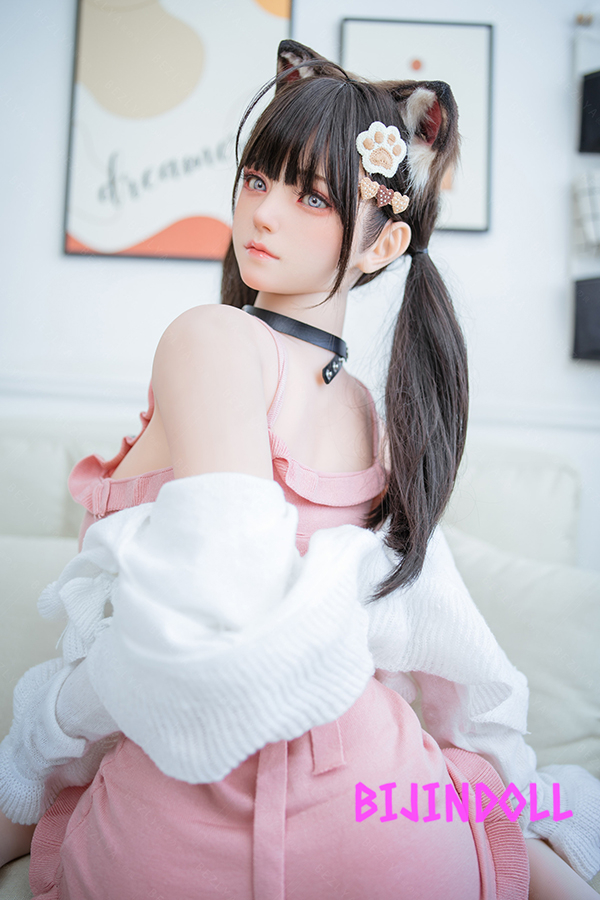 Bezlya2.2 風玲 155cmM F-cup Silicone Head Cute Beauty Sex Doll Cat Ear Beautiful Ecchi Doll Life Size Realistic Dutch Wife