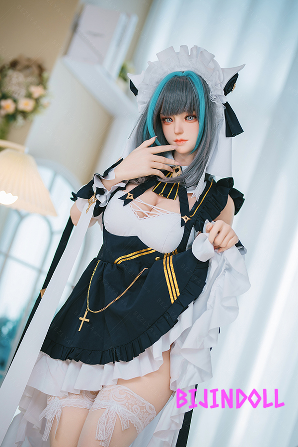 Bezlya2.2 風玲 155cmM F-cup Silicone Head Beautiful Cosplayer Love Doll Shaking Soft Big Breasts Life Size Realistic Dutch Wife Luxury Sex Erotic Doll