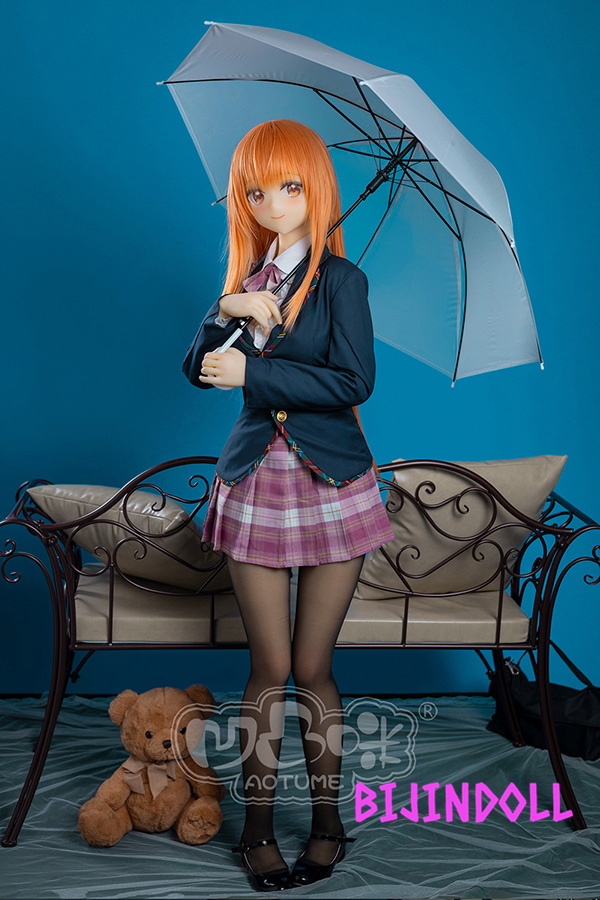 aotumedoll#117 155cm C-cup TPE Shiina Mayu Anime Sex Doll Angel Long Blonde Beautiful Girl