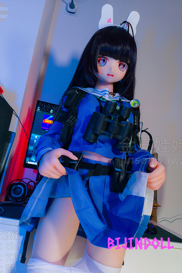 WMDoll#Y005 159cm B-Cup PVC Head Game Blue Archive Miyu Sex Dolls Cosplay Porn Adult Toys Dutch Wife