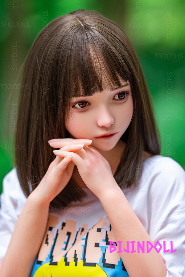 SHEDOLL 148cm D-cup Silicone Head Amazing Realistic Doll Life Size Love Doll TPE Body Cute Sex Doll