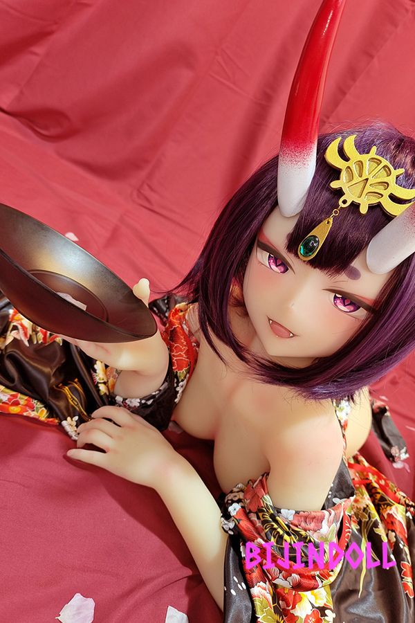 aotumedoll#85 B-cup 145cm TPE Fate Shuten Doji Cos Anime sex Doll Shuten Doji Cosplay fgo life-size anime head doll