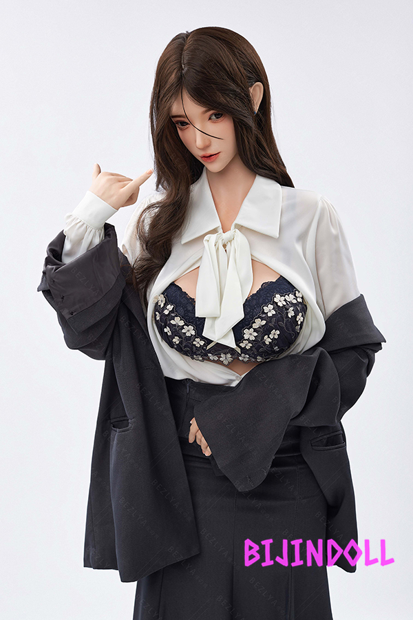 Bezlya 玉兰 163cm E-cup Silicon Head Office Lady Cosplay Sex Doll E Cup Sex Realistic Dutch Doll Sex