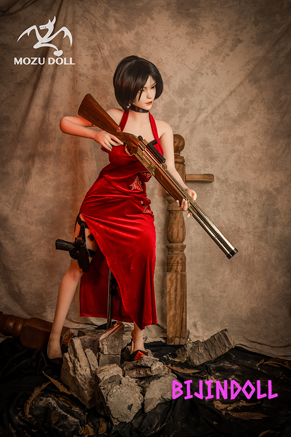 mozudoll 163cm H-cup TPE Resident Evil Ada Wong Real Doll Game Cosplay Dutch Wife Sex Porn