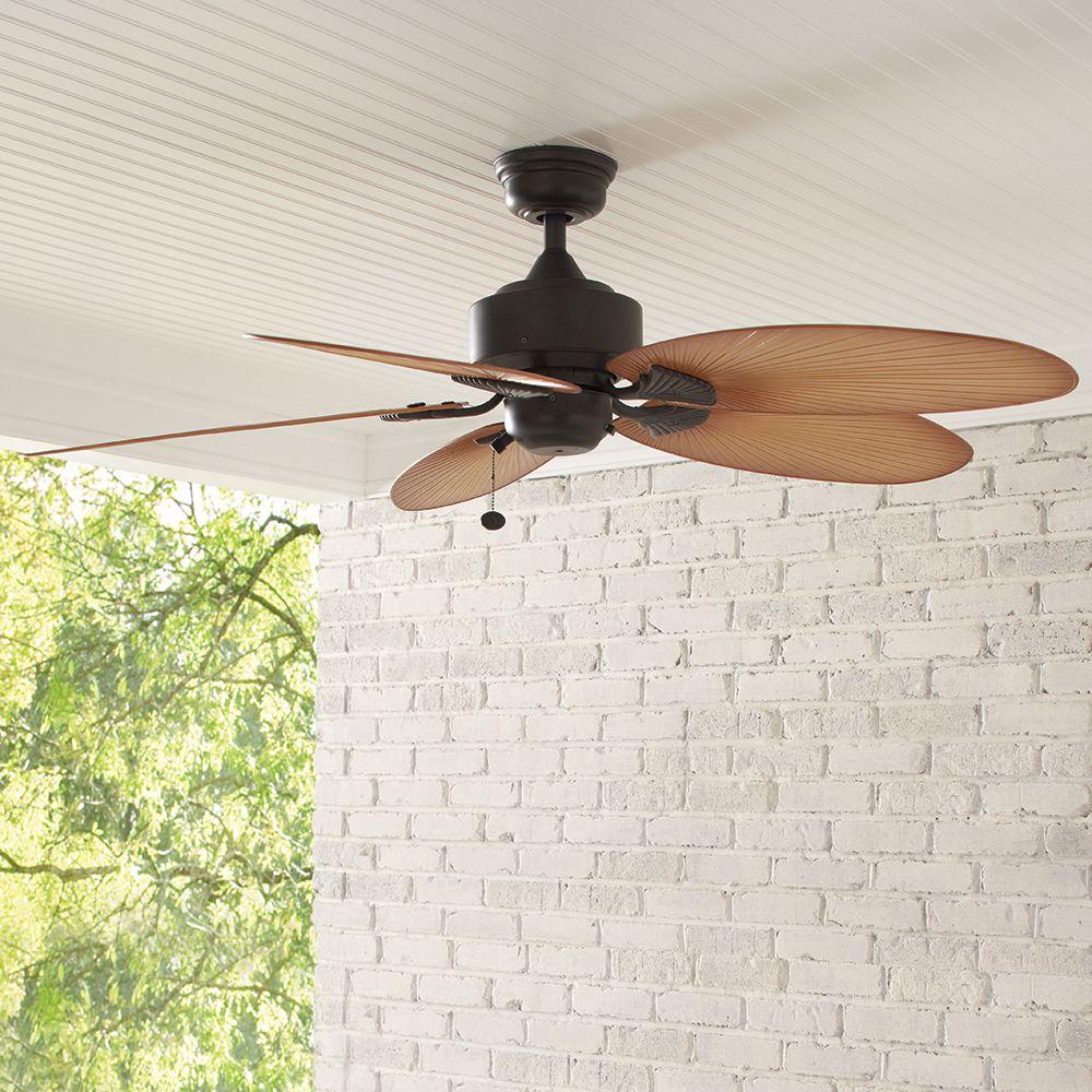 Lillycrest 52 in. Indoor/Outdoor Aged Bronze Ceiling Fan