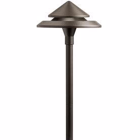Kichler 3-Watt Olde Bronze Low Voltage Hardwired LED Path Light