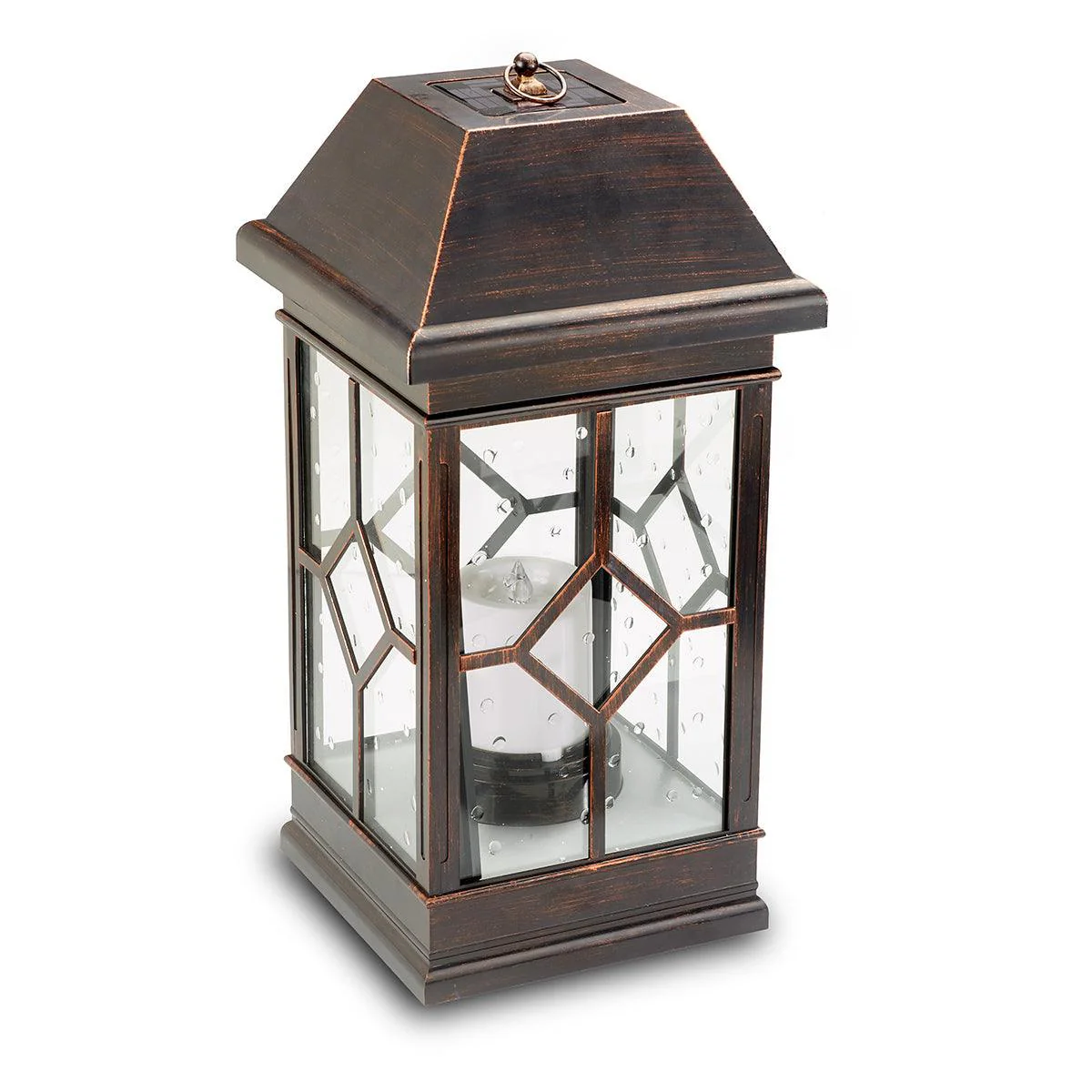 San Felipe Estate 22 Solar Lantern - Bronze