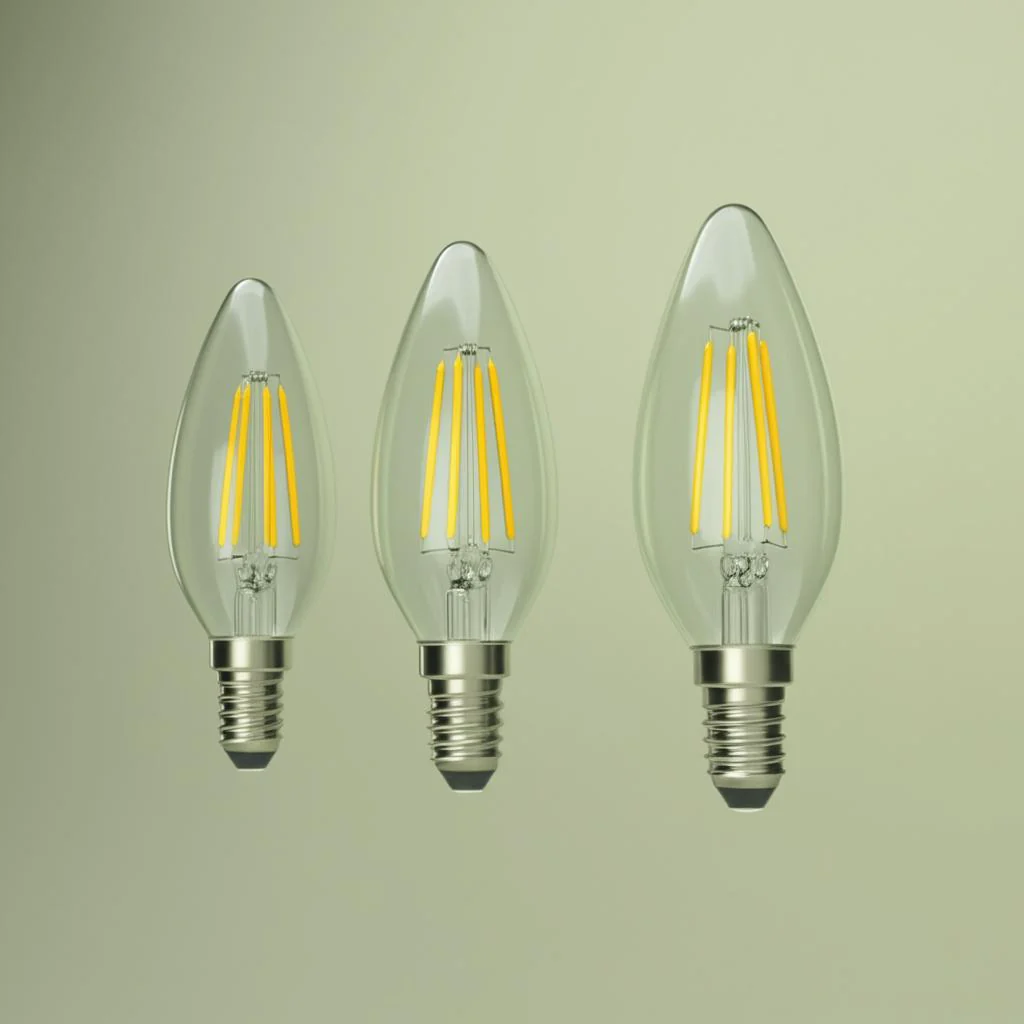 EcoSmart 60-Watt Equivalent B11 Dimmable LED Light Bulb Daylight (12-Pack)