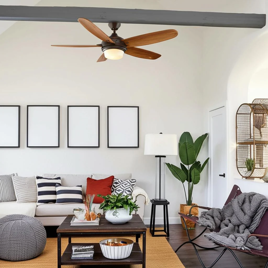 Home Decorators Collection Breezemore 56-inch Indoor LED Ceiling Fan with Remote Control