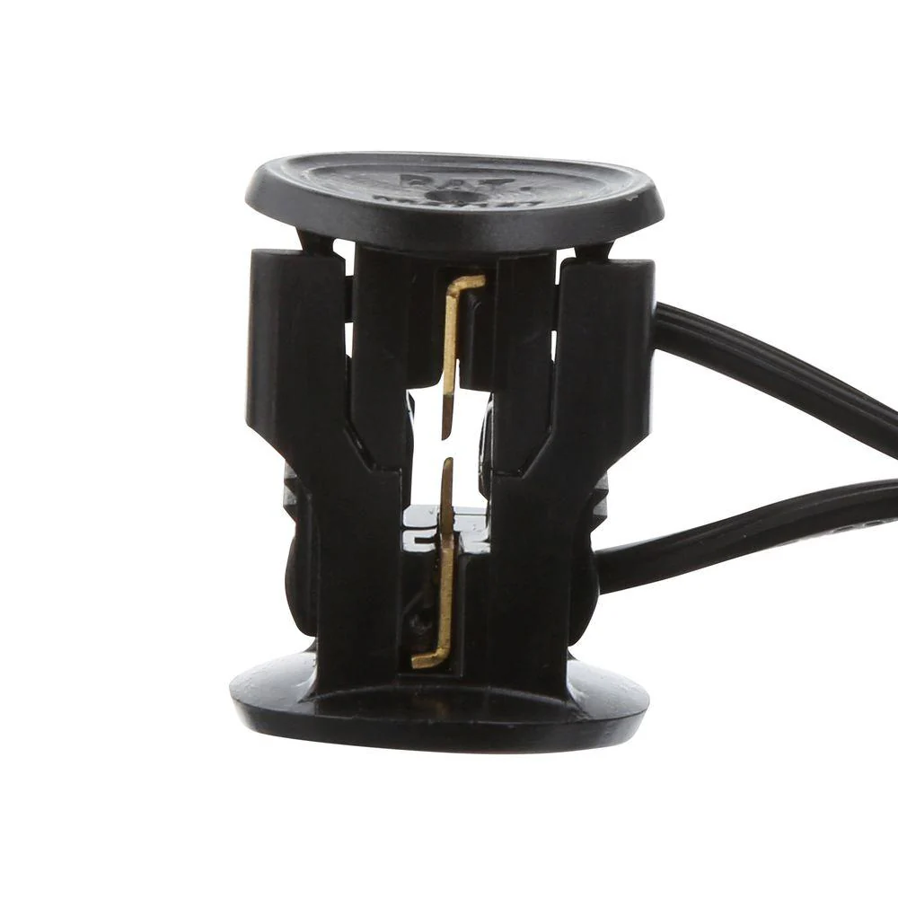 Low-Voltage Antique Brass Outdoor Integrated LED Plastic Clear Stair Light