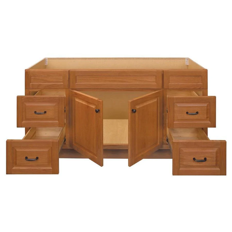 Project Source 60-in Golden Bathroom Vanity Cabinet