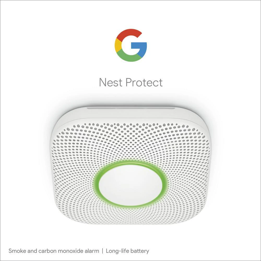 Nest Protect Battery Smoke and Carbon Monoxide Detector