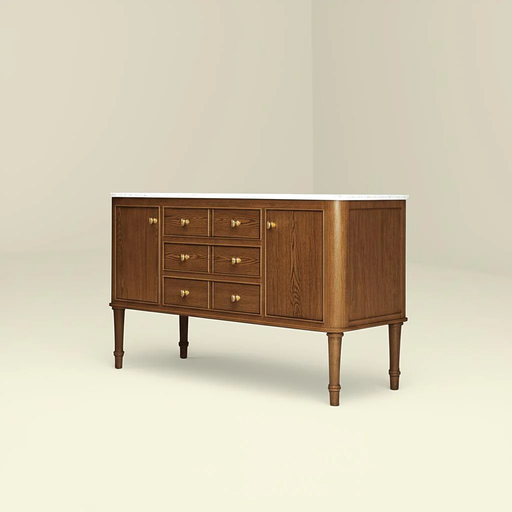 Home Decorators Collection Collette 60 Double Sink Bath Vanity in Cinnamon Oak with Carrara Marble Top