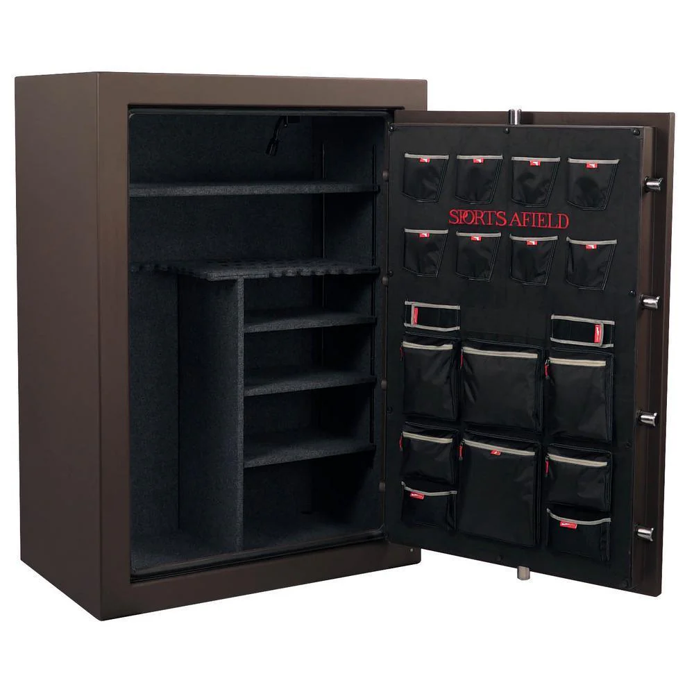 Haven Series 48-Gun Fire/Waterproof Elock Gun Safe, Dark Earth Matte
