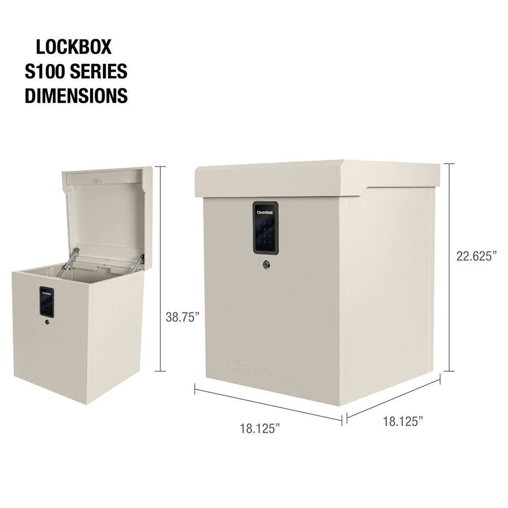 S100 Series 1-Compartment Anchorable Porch LockBox