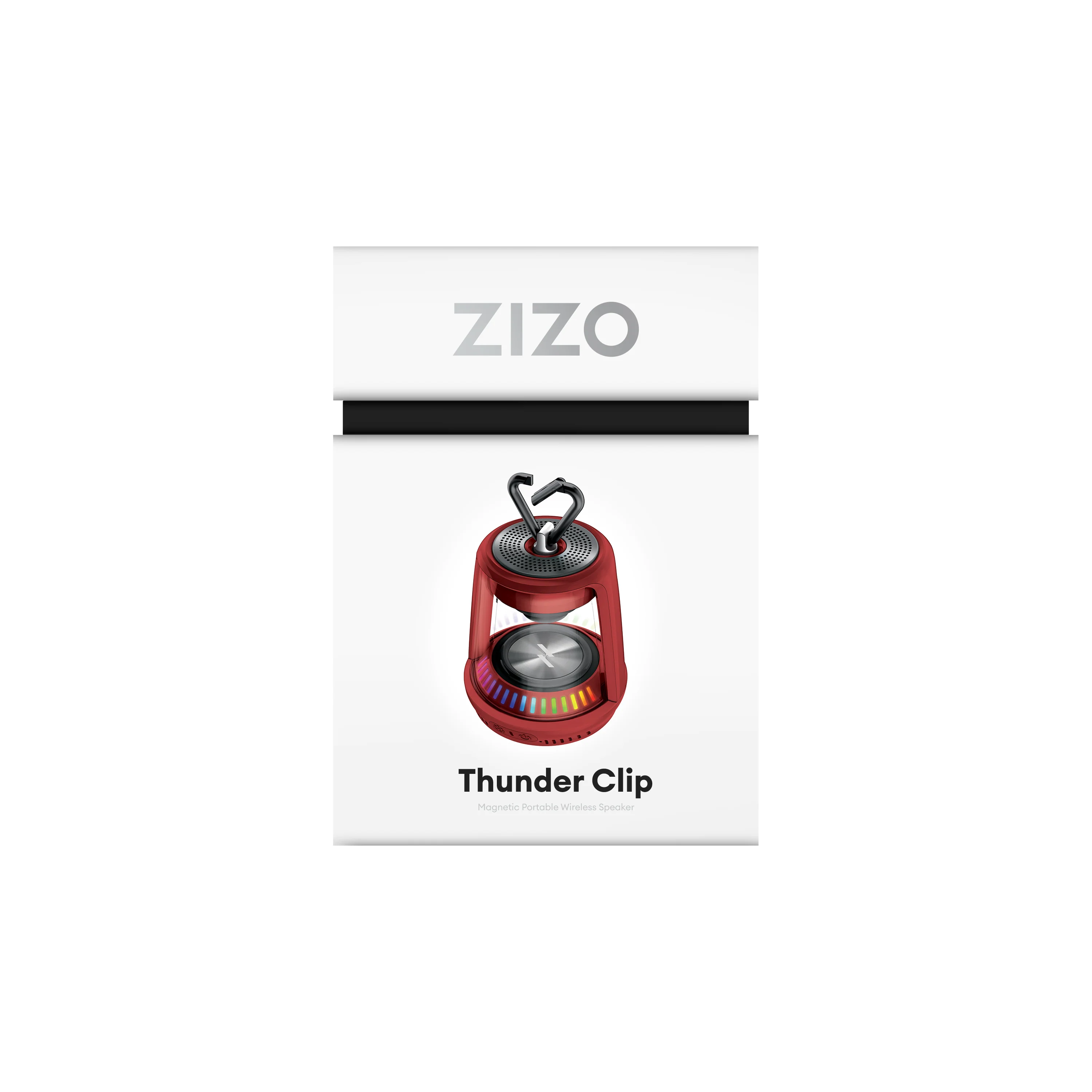 ZIZO Thunder Clip Portable Wireless Speaker - Red