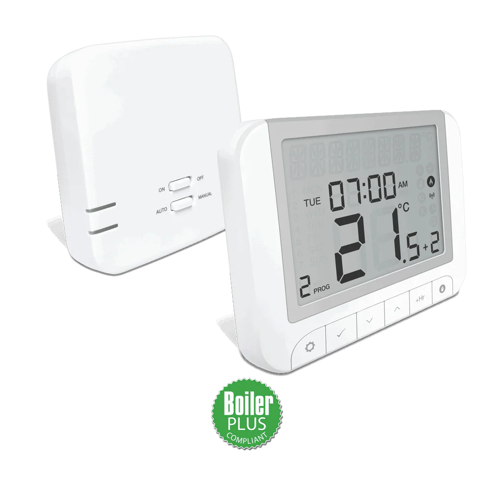 Salus Digital Programmable Wireless Room Thermostat Boiler - CE-RT520RF