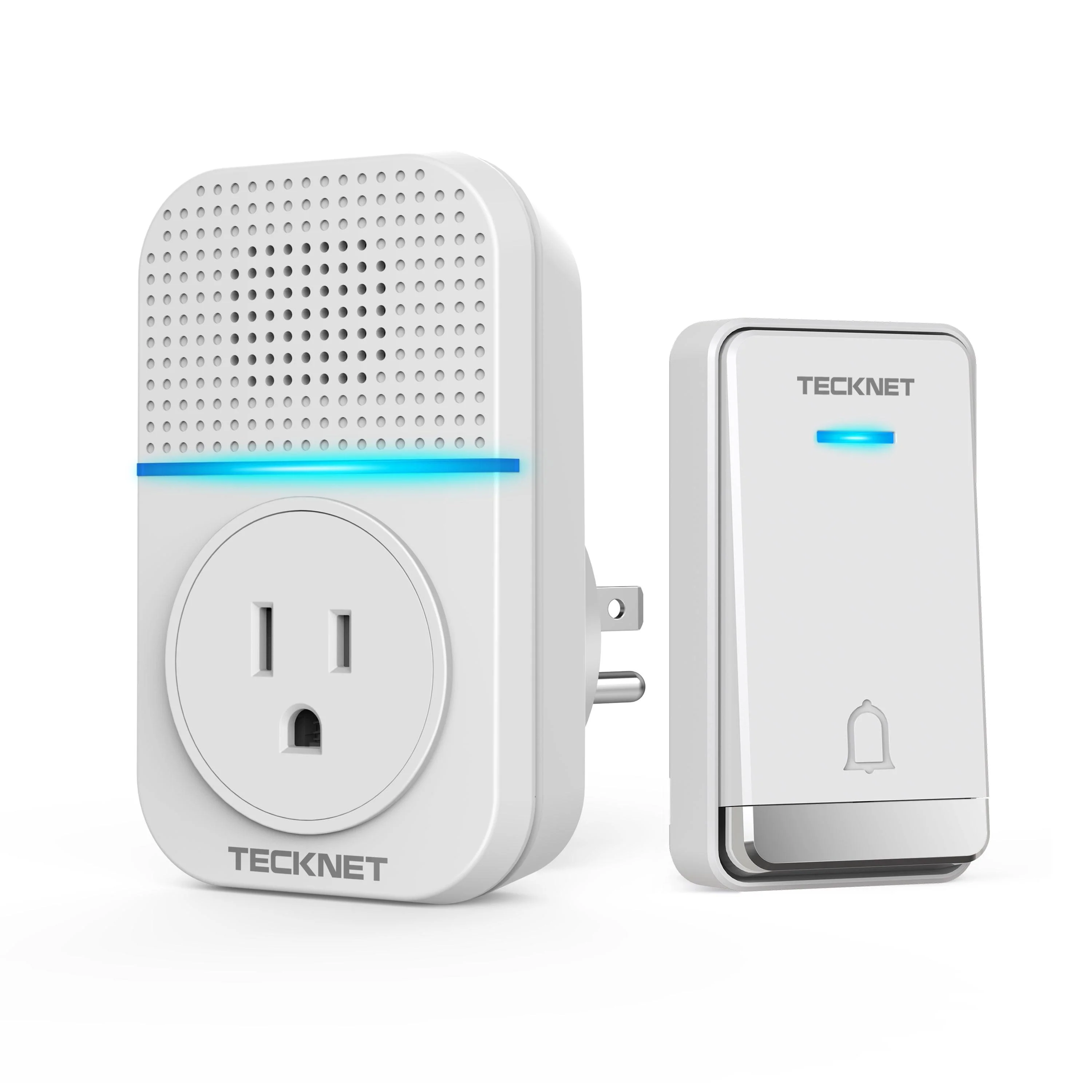 TECKNET Waterproof  No Battery Needed Wireless  Doorbell Chimes