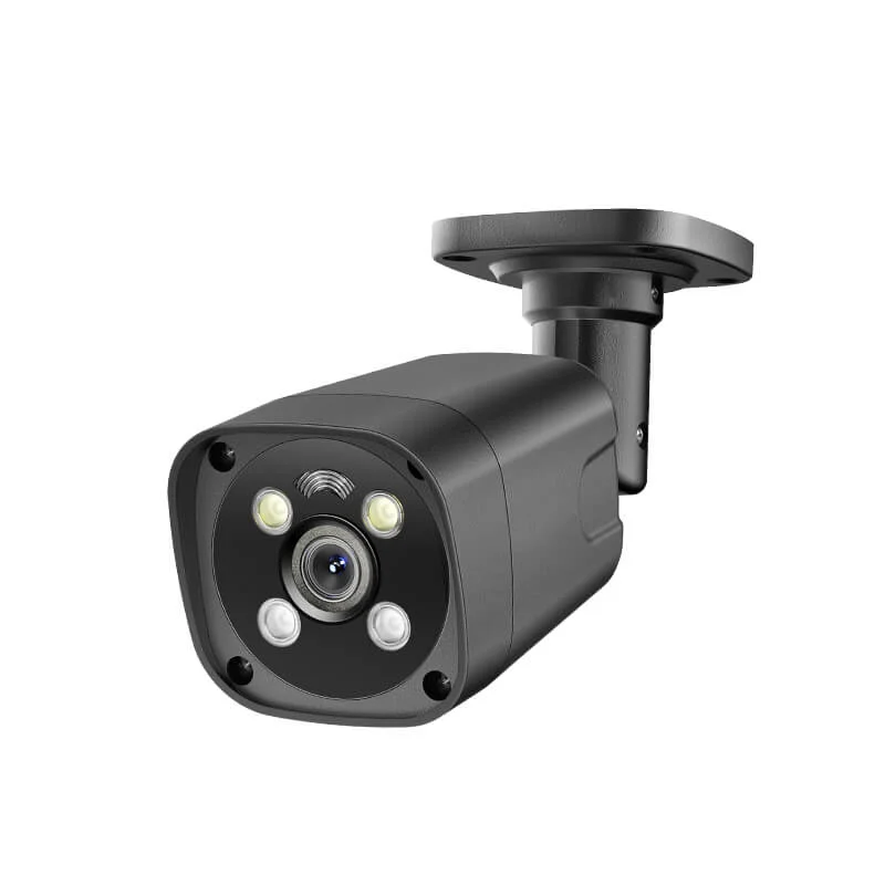 8MP PoE Outdoor Camera with Alarm Flashing Lighting
