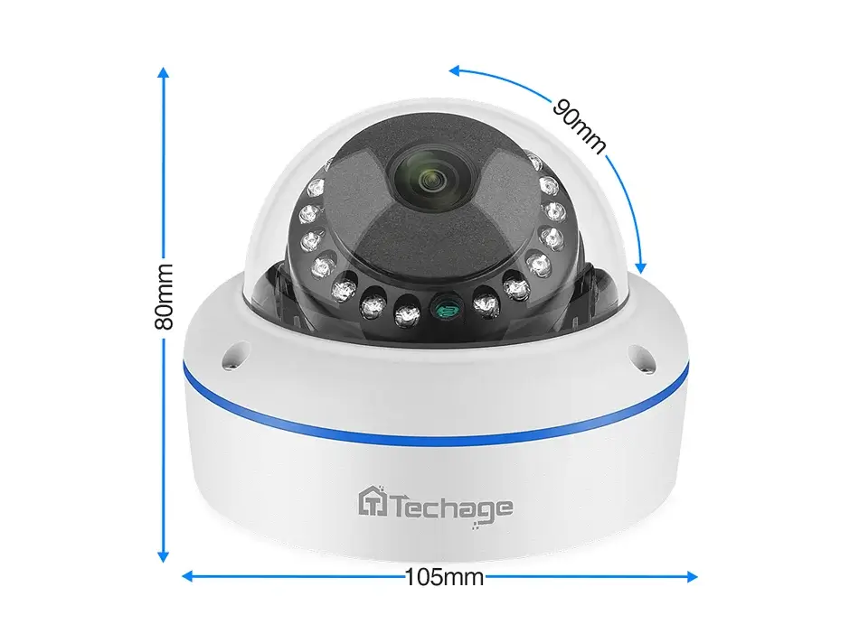 5MP 4MP POE Dome IP Camera