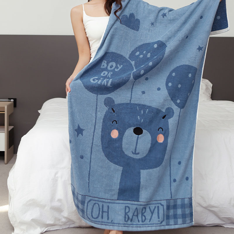 100% Cotton Bath Towel Soft and absorbent 2 colors available