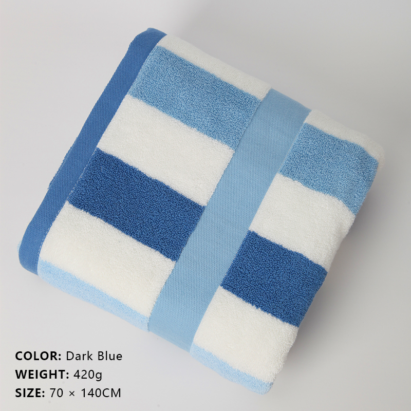 Colorful Stripe Series 100% Cotton Bath Towel