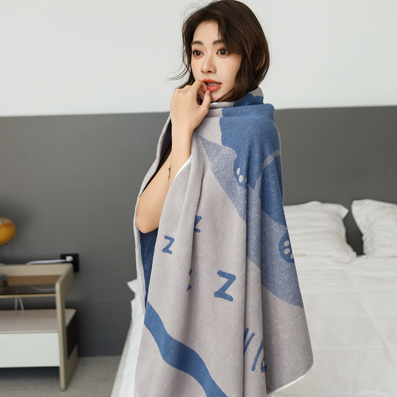 Sleeping Bunny Cartoon Cute Cotton Bath Towel 3 Colors Available