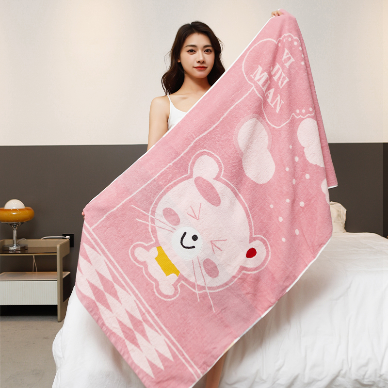2025 New 100% Cotton Bath Towel Unique Design