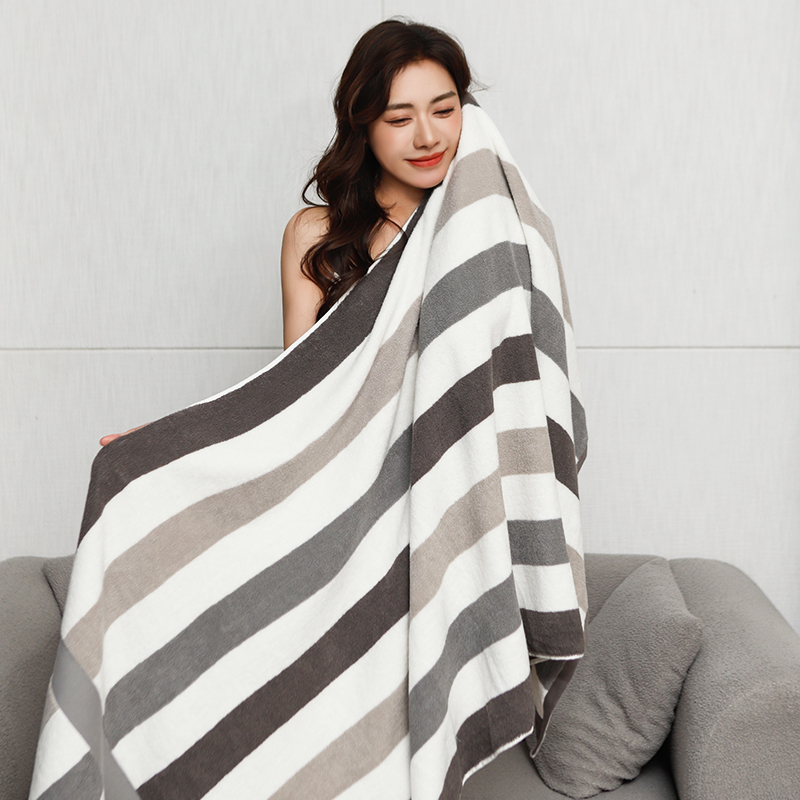 Color Stripe Series Cotton Enlarged and Thickened Bath Towel