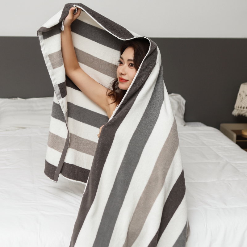 Colorful Stripe Series 100% Cotton Bath Towel