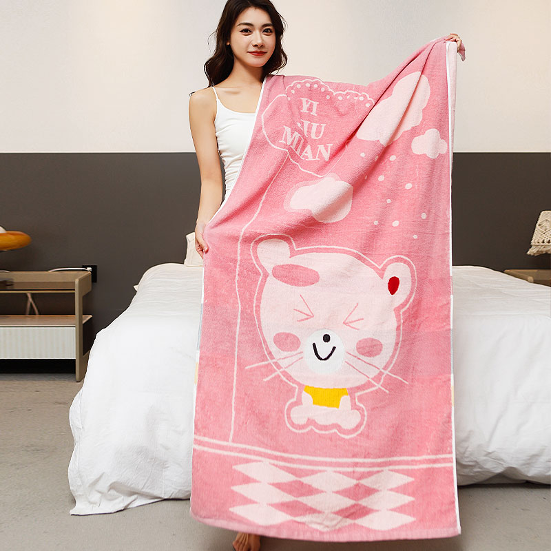 2025 New 100% Cotton Bath Towel Unique Design