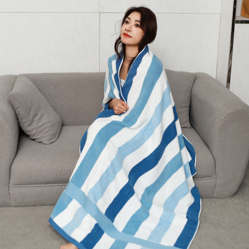 Colorful Stripe Series 100% Cotton Bath Towel