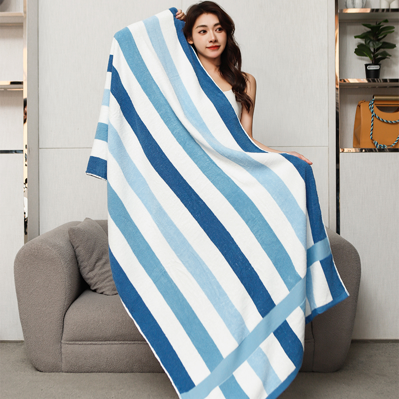 Colorful Stripe Series 100% Cotton Bath Towel