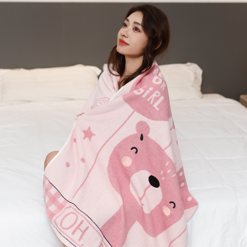 Cartoon 100% cotton bath towel