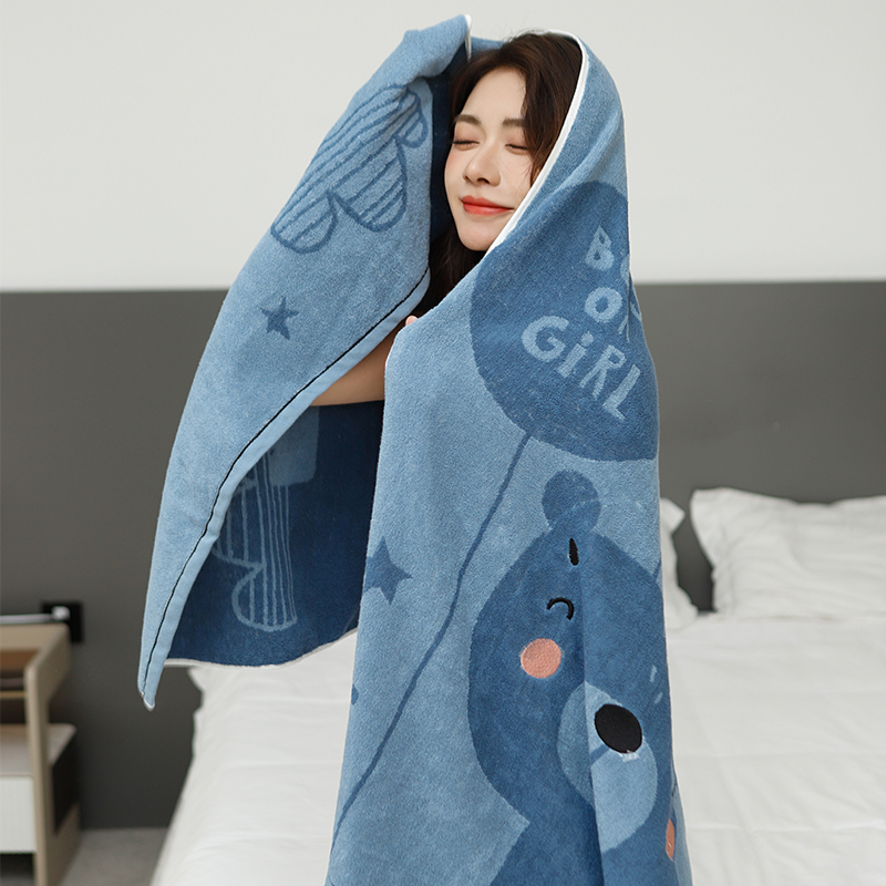 Cartoon 100% cotton bath towel