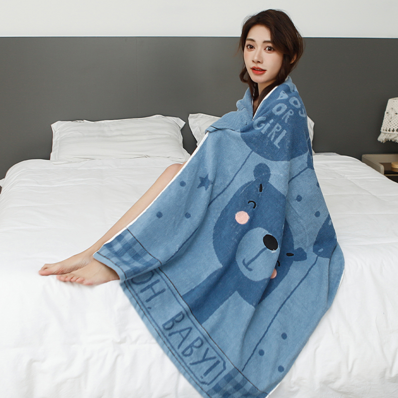 Cartoon 100% cotton bath towel