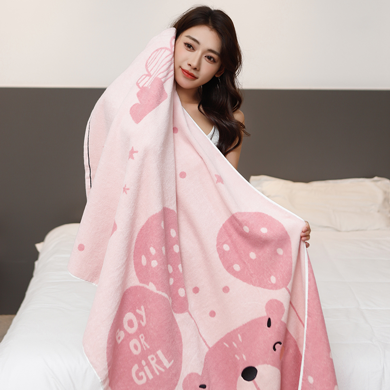Cartoon 100% cotton bath towel