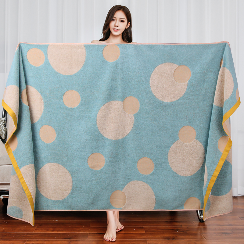 100% cotton bath towel is soft, absorbent and not easy to shed.