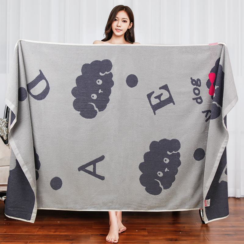 Bath Towel for Men and Women Household Cotton Water-absorbing Quick-drying Non-shedding Bath Towel Wrap Advanced 2025 New Style