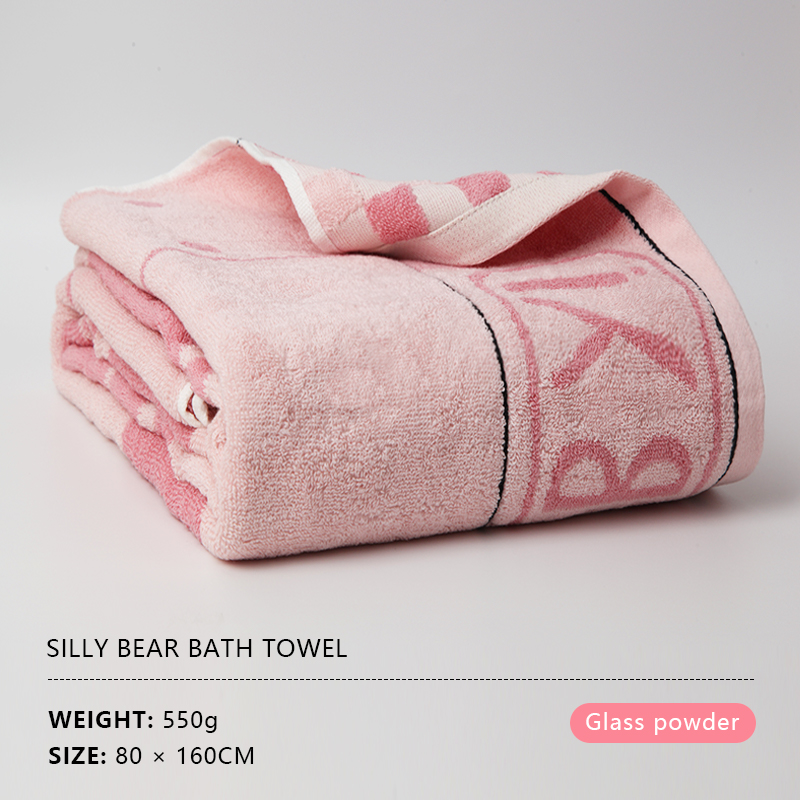 Cartoon 100% cotton bath towel