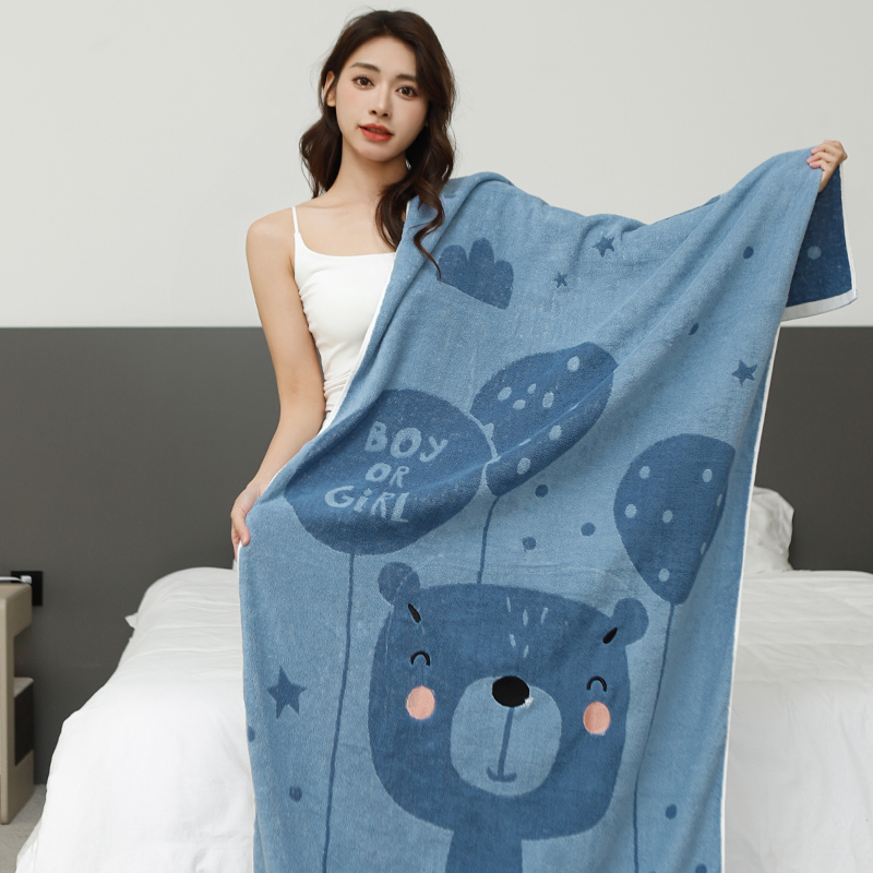 Cartoon 100% cotton bath towel