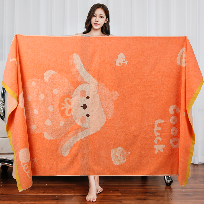 Cartoon bath towel is soft, water-absorbing and not easy to shed