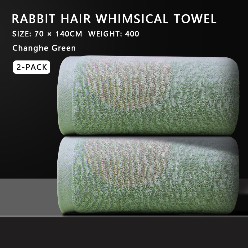 Soft and absorbent 100% cotton bath towel with cartoon pattern