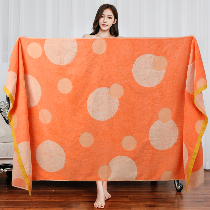 100% cotton bath towel is soft, absorbent and not easy to shed.